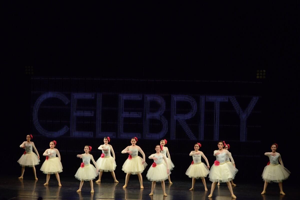 Recital performance on stage